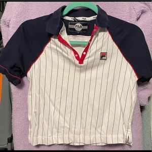 Fila Baseball Crop Top Tee